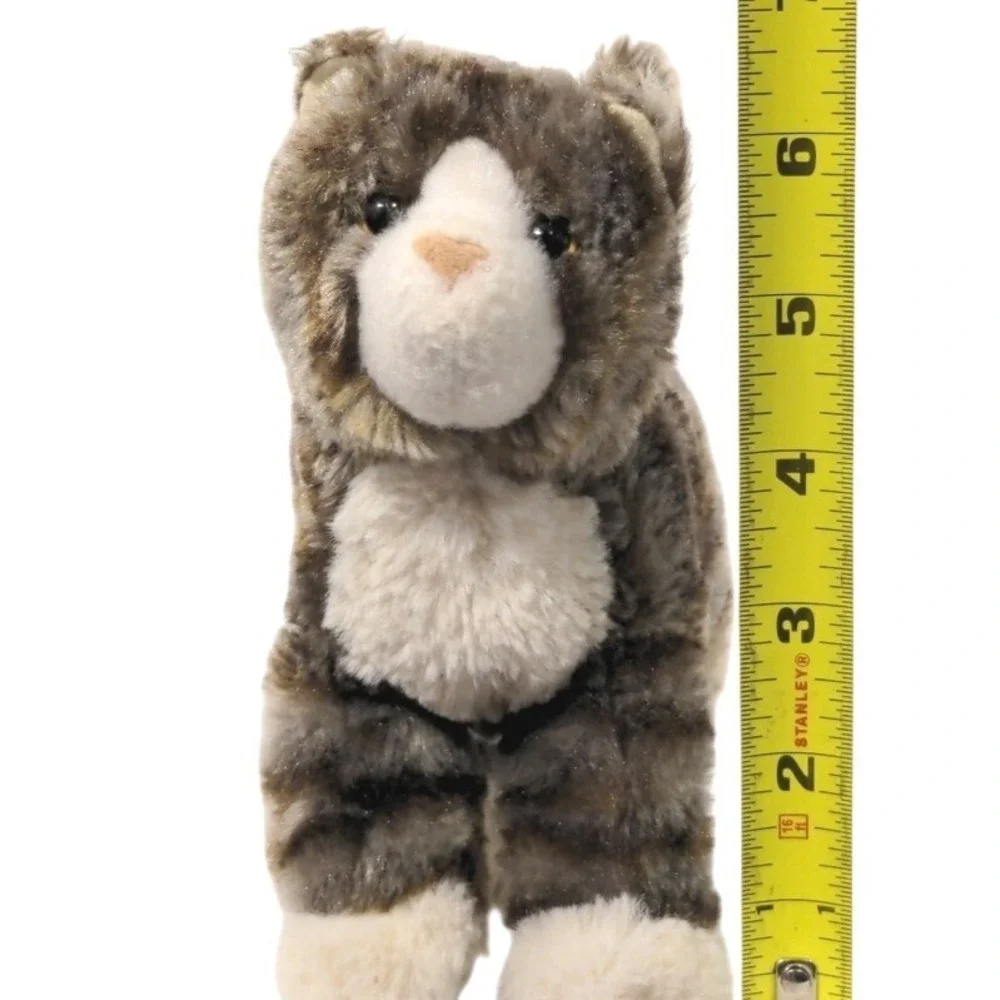 Douglas Gray Tabby Cat Plush Stuffed Animal Kitten Striped 8" Kitty Toy - Picture 3 of 7